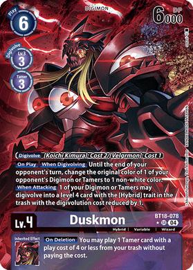 BT18-078 Duskmon Alternative Art