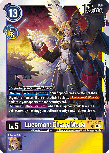 BT18-082 Lucemon: Chaos Mode