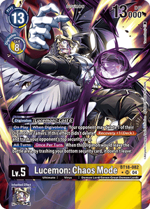 BT18-082 Lucemon: Chaos Mode Alternative Art