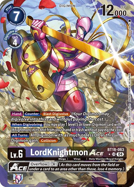 BT18-083 LordKnightmon ACE Alternative Art