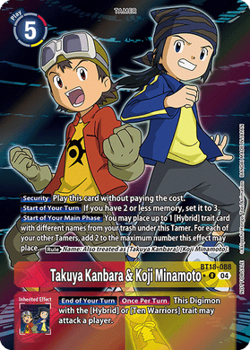 BT18-088 Takuya Kanbara & Koji Minamoto Alternative Art