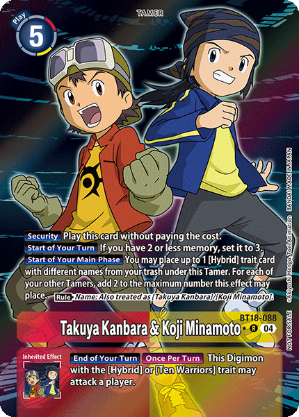 BT18-088 Takuya Kanbara & Koji Minamoto Alternative Art