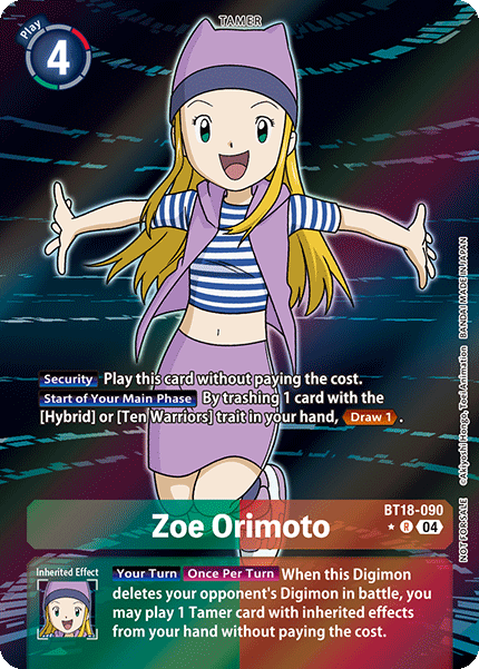 BT18-090 Zoe Orimoto Alternative Art