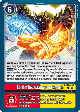 BT18-096 Lord of Devastation and Rebirth