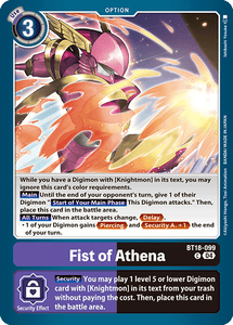 BT18-099 Fist of Athena