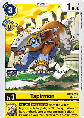 BT19-029 Tapirmon