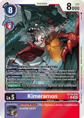 BT19-070 Kimeramon Alternative Art