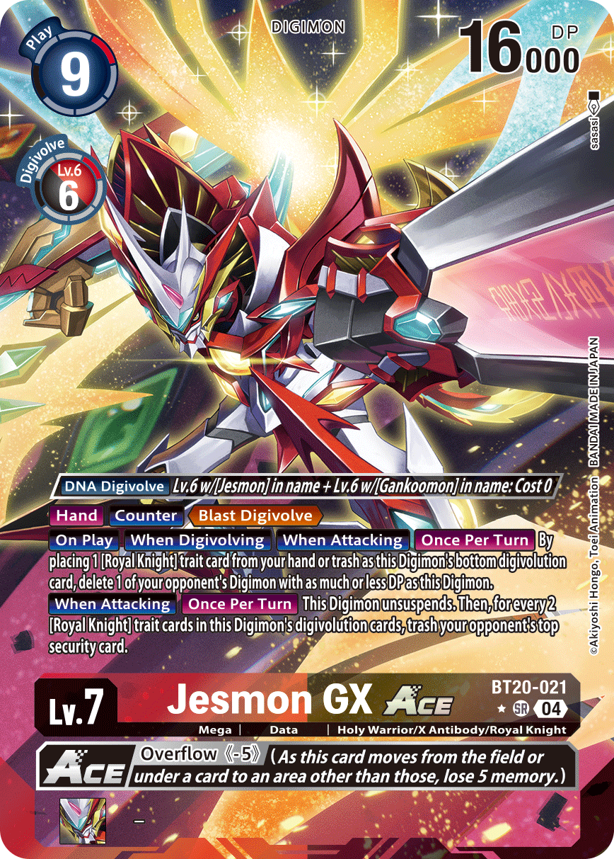 BT20-021 Jesmon GX ACE Alternative Art