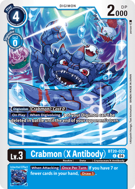 BT20-022 Crabmon (X Antibody)