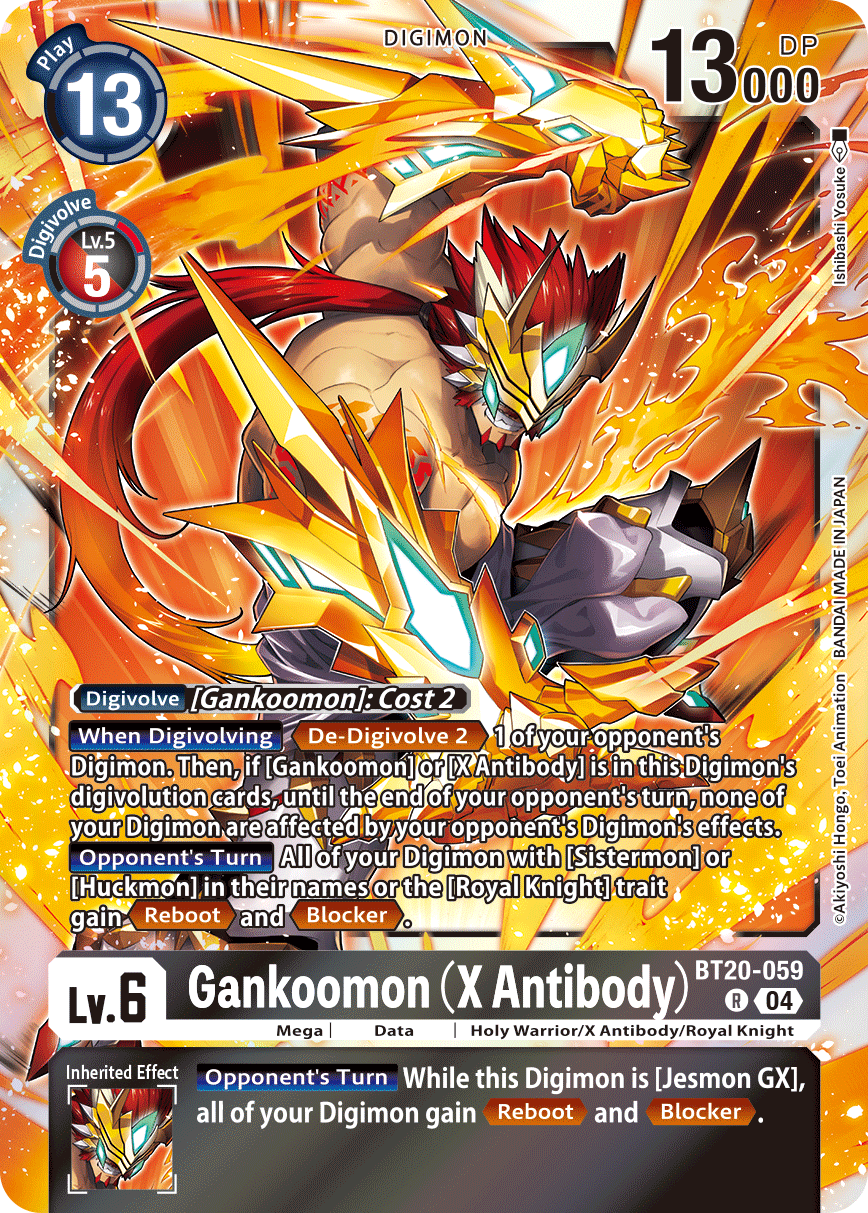 BT20-059 Gankoomon (X Antibody)