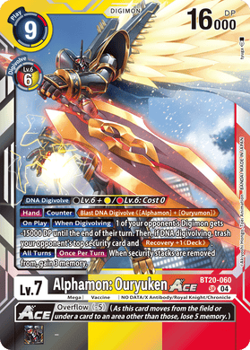 BT20-060 Alphamon: Ouryuken ACE