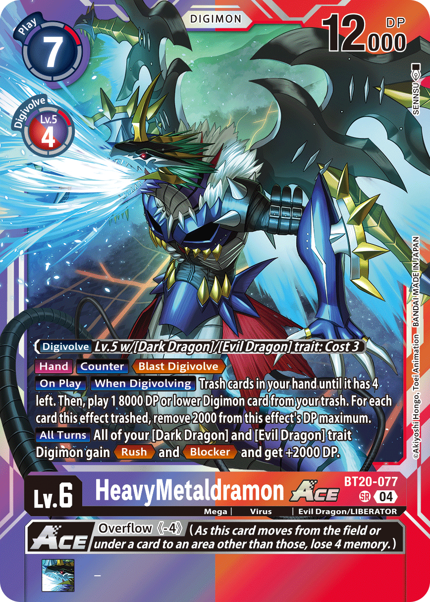 BT20-077 HeavyMetaldramon ACE