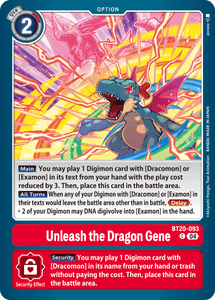 BT20-093 Unleash the Dragon Gene