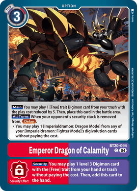 BT20-094 Emperor Dragon of Calamity