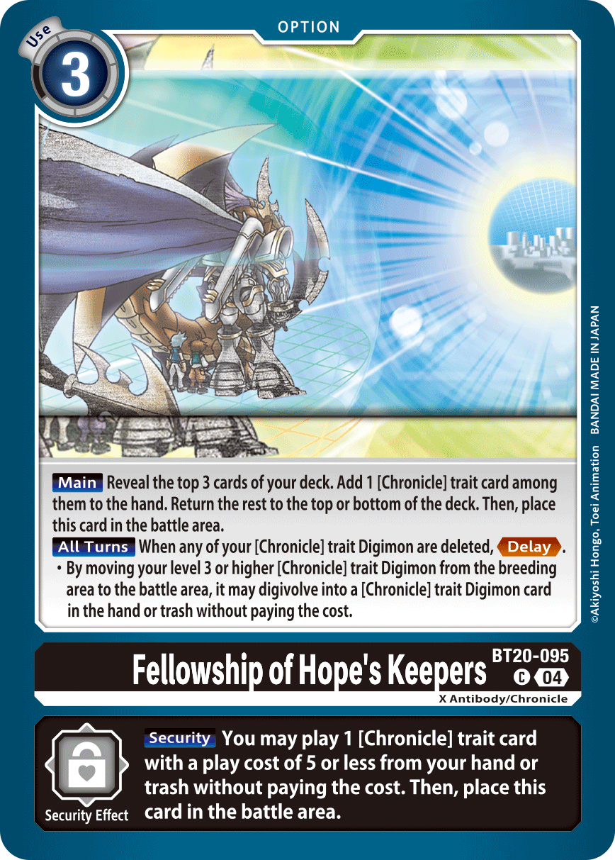 BT20-095 Fellowship of Hope's Keepers