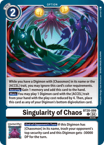 BT20-099 Singularity of Chaos