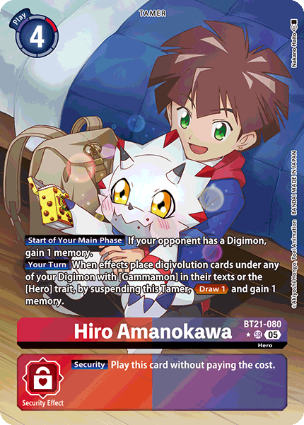 BT21-080 Hiro Amanokawa Alternative Art