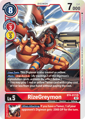 BT4-017 RizeGreymon (RB01)