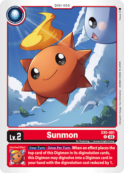 EX5-001 Sunmon (Foil)