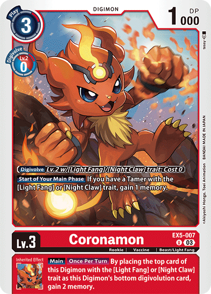 EX5-007 Coronamon