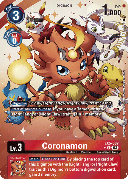 EX5-007 Coronamon Alternative Art