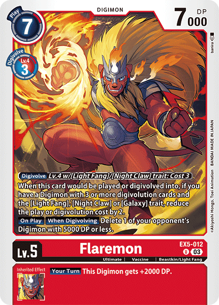 EX5-012 Flaremon