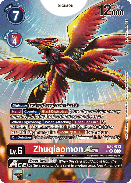 EX5-013 Zhuqiaomon ACE Alternative Art