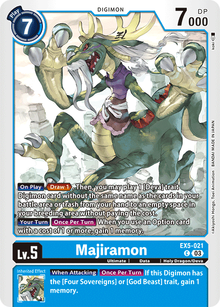 EX5-021 Majiramon