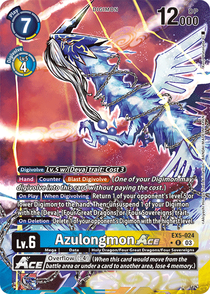 EX5-024 Azulongmon ACE Alternative Art