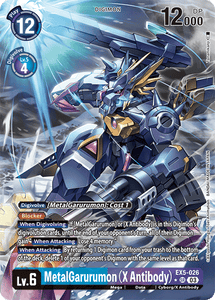 EX5-026 MetalGarurumon (X Antibody) Alternative Art