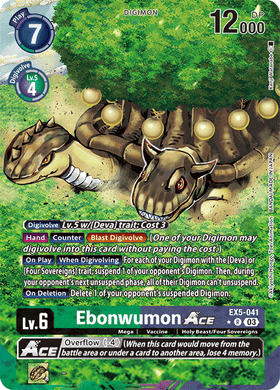 EX5-041 Ebonwumon ACE Alternative Art