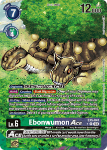 EX5-041 Ebonwumon ACE Alternative Art