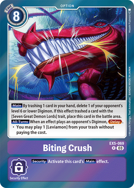 EX5-069 Biting Crush