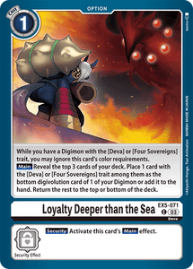 EX5-071 Loyalty Deeper than the Sea