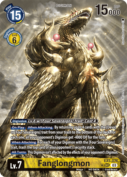 EX5-074 Fanglongmon Alternative Art