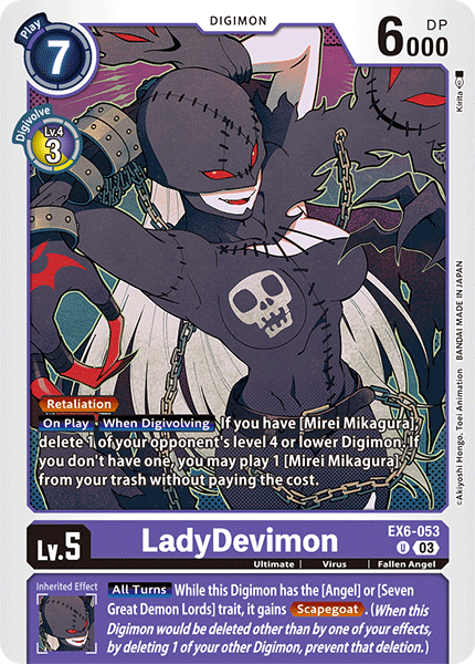 EX6-053 LadyDevimon