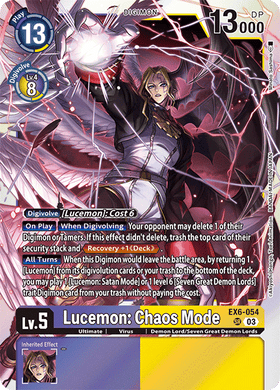 EX6-054 Lucemon: Chaos Mode