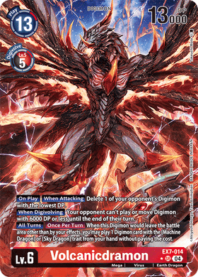 EX7-014 Volcanicdramon Alternative Art