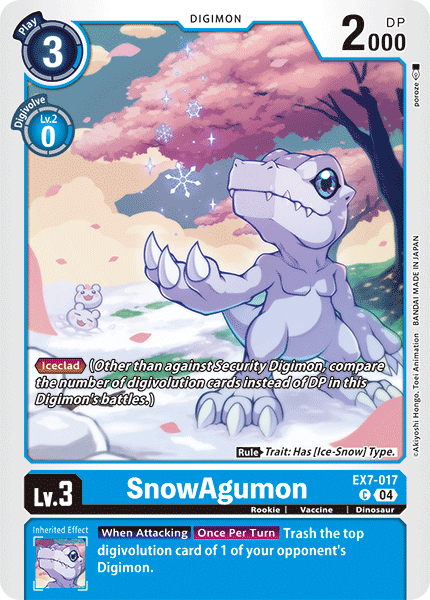 EX7-017 SnowAgumon