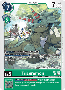 EX7-035 Triceramon