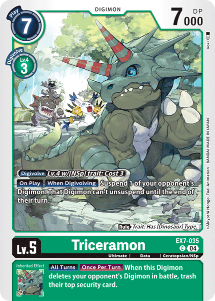 EX7-035 Triceramon