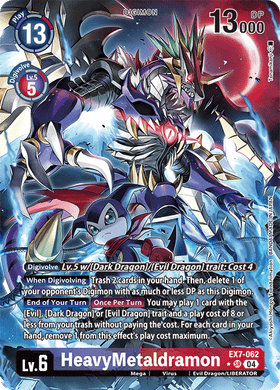 EX7-062 HeavyMetaldramon Alternative Art