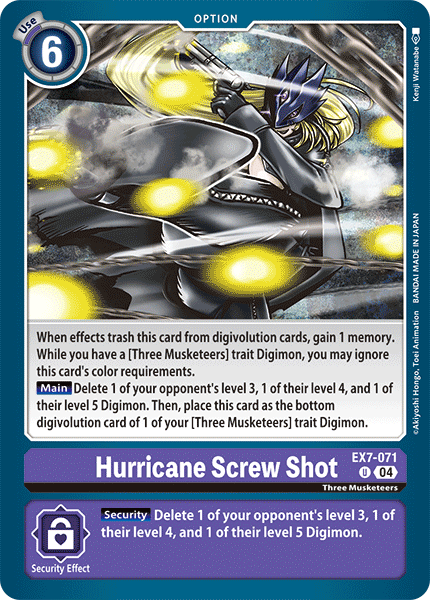 EX7-071 Hurricane Screw Shot