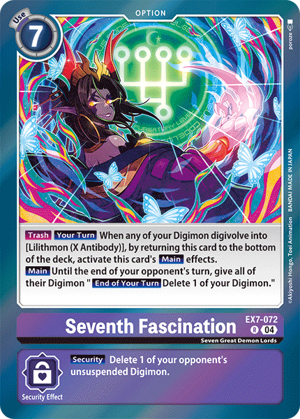 EX7-072 Seventh Fascination