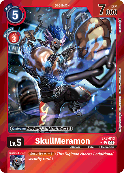 EX8-013 SkullMeramon (Foil)