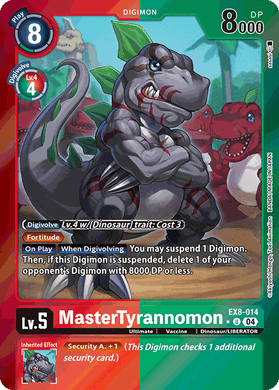 EX8-014 MasterTyrannomon (Foil)