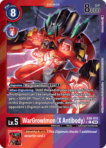 EX8-015 WarGrowlmon (X Antibody) (Foil)