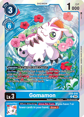 EX8-018 Gomamon