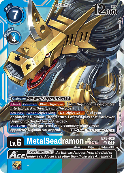 EX8-026 MetalSeadramon ACE