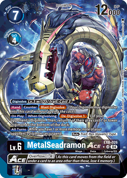 EX8-026 MetalSeadramon ACE Alternative Art